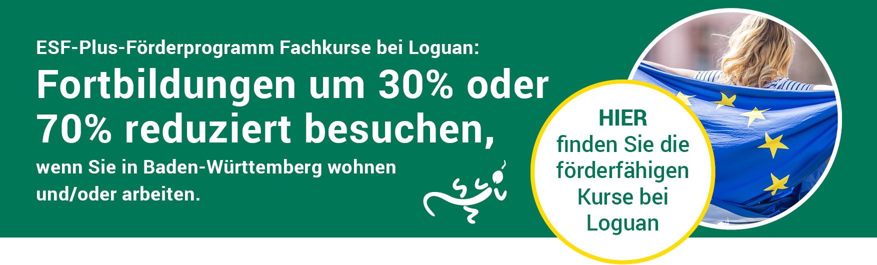ESF-Plus-Förderprogramm Fachkurse<br>bei Loguan